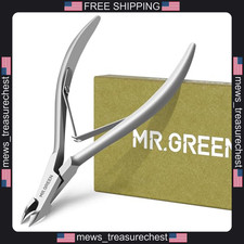 Nail Cuticle Nippers Stainless Steel Manicure Scissors with Pusher