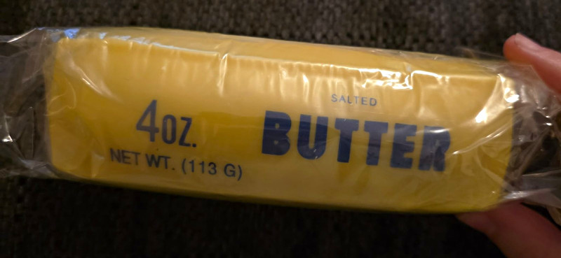 Yellow Crunchy And Stretchy Butter Squishy Toy, New In Package