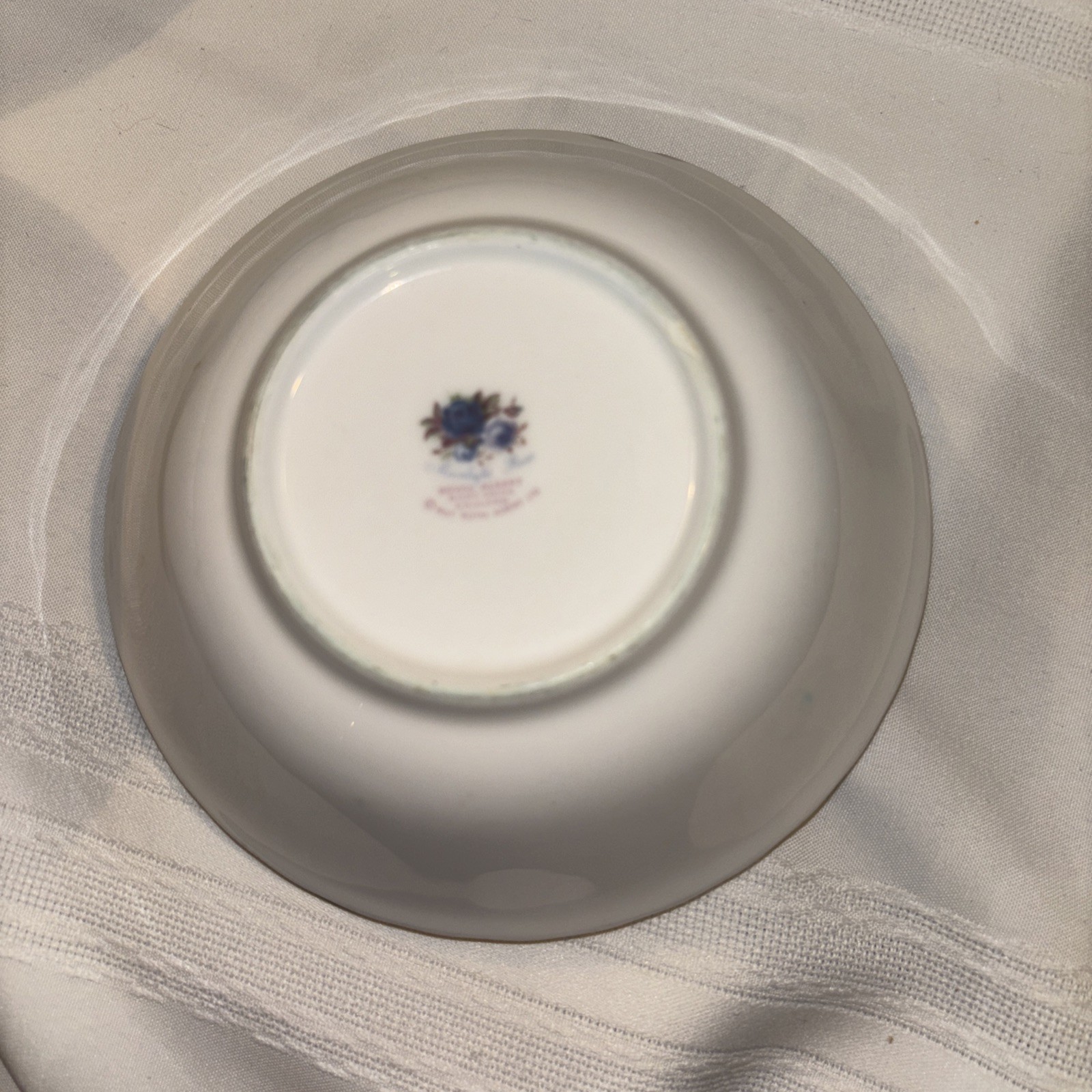 Vintage 1987 Royal Albert Moonlight Rose Bone China England 4 Bowls 6”