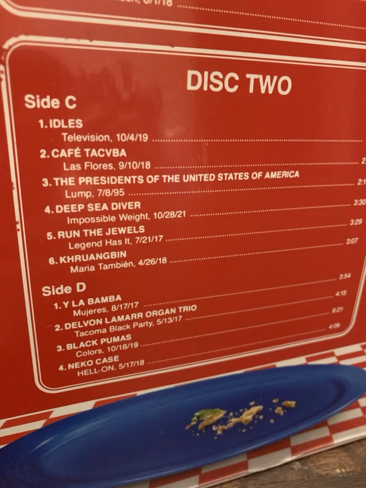 Live at KEXP Volume 10 - Vinyl 2XLP COLORED Yellow & Red Modest Mouse Run Jewels - Image 4 of 4