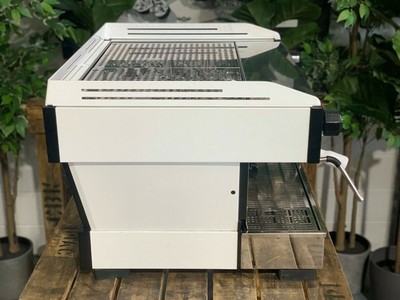 LA MARZOCCO LINEA PB 2 GROUP WHITE ESPRESSO COFFEE MACHINE