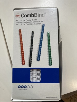 100 GBC Kunststoffbinderücken weiß für 95 Blatt