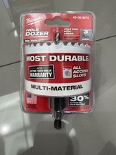 Milwaukee 49-56-9670 3 in. Hole Dozer Bi-Metal Hole Saw with 3/8 in. Arbor