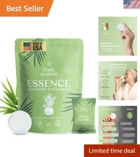 15 Tea Tree Shower Steamers for Relaxation - Perfect Spa Gifts for Any Occasion