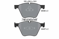 Bremsbelagsatz FÜR BMW 7 (F01, F02, F03, F04) - Textar 2443601