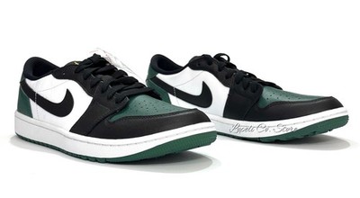 Nike Air Jordan 1 Low G Golf Shoes White Noble Green DD9315-107