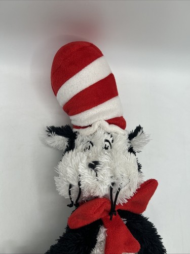 Manhattan Toy 2002 Dr. Seuss Katze mit Hut 21 Zoll Plüsch schwarz weiß groß flauschig - Bild 4 von 17