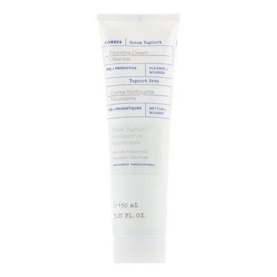 Korres Greek Yoghurt Pre + Probiotics Foaming Cream Cleanser 150ml