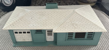 Vintage Plasticville O Rancher White Bluish Green