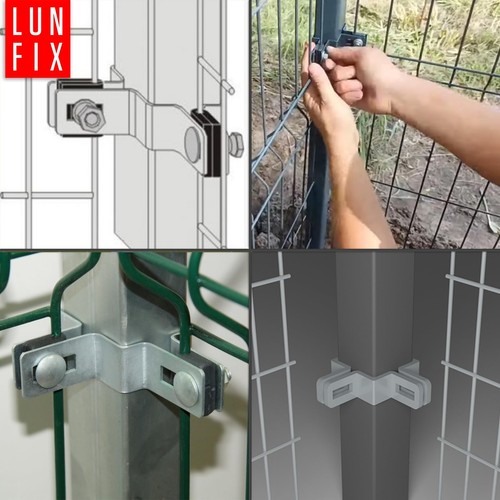 Eckschelle für 40x60 mm Pfosten Graphit - Bild 8 von 8