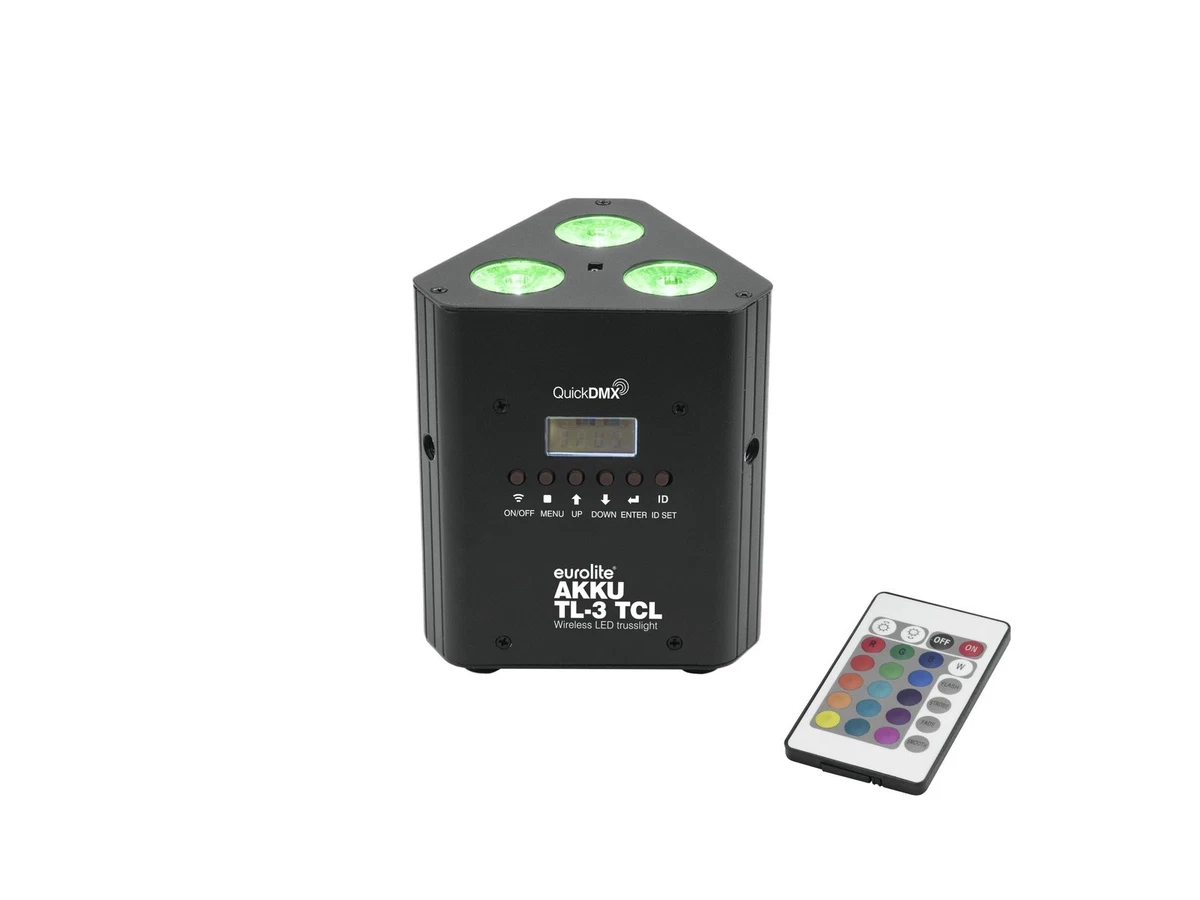 Trusslight 3W 5x20mm AKKU TL-3 TCL QuickDMX LED RGB Show Eurolite 41700501
