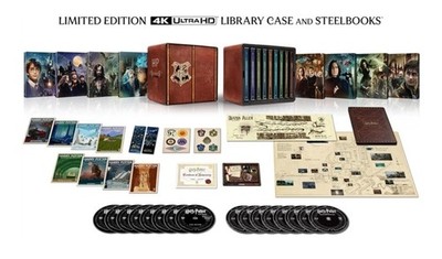 Harry Potter 8-Film Steelbook Library Case  (AMAZON EDITION) - PRESALE