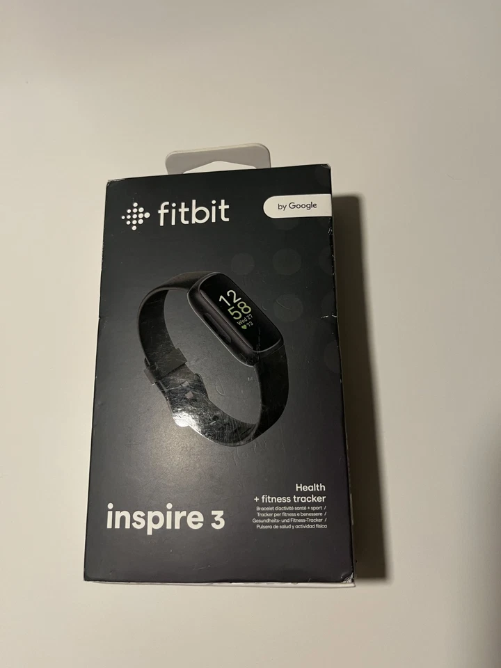 Google FITBIT Inspire 3, Fitness Tracker Android iOS Smartwatch Schwarz OVP - Bild 3 von 4