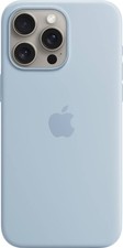    Apple iPhone 15 Pro Max Silicone Case w/ MagSafe Light Blue OEM MWNR3ZM/A   