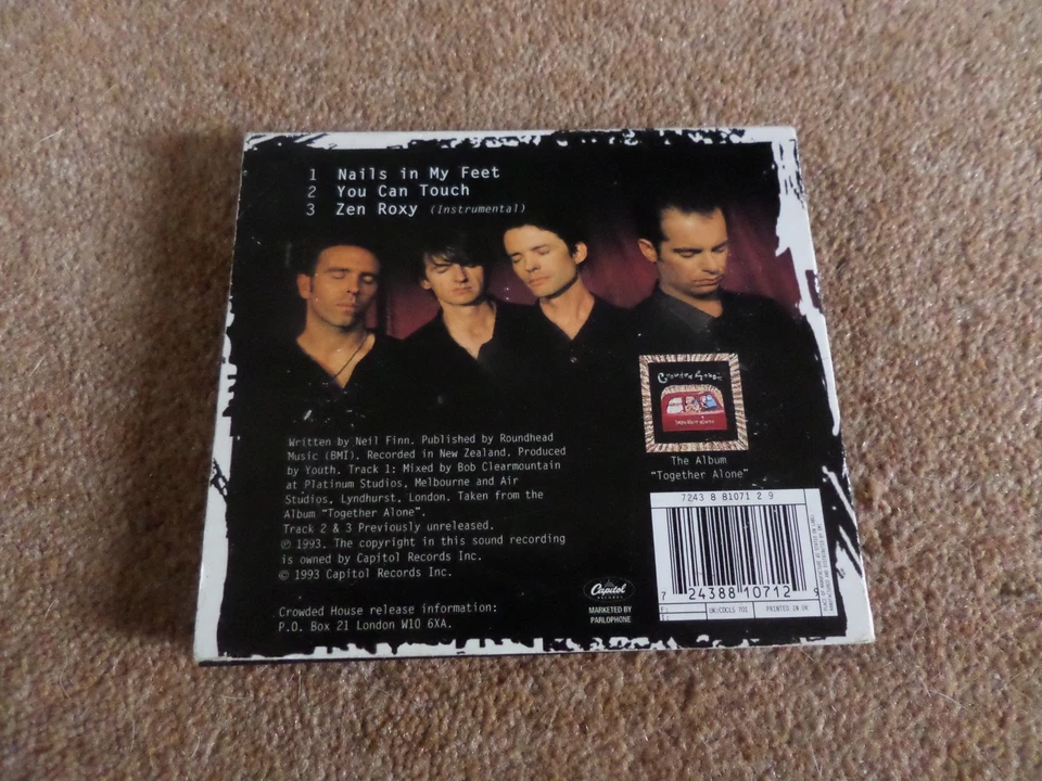 CD SINGLE - CROWDED HOUSE - NAILS IN MY FEET - CD 1 - DIGIPAK - Image 2 of 2