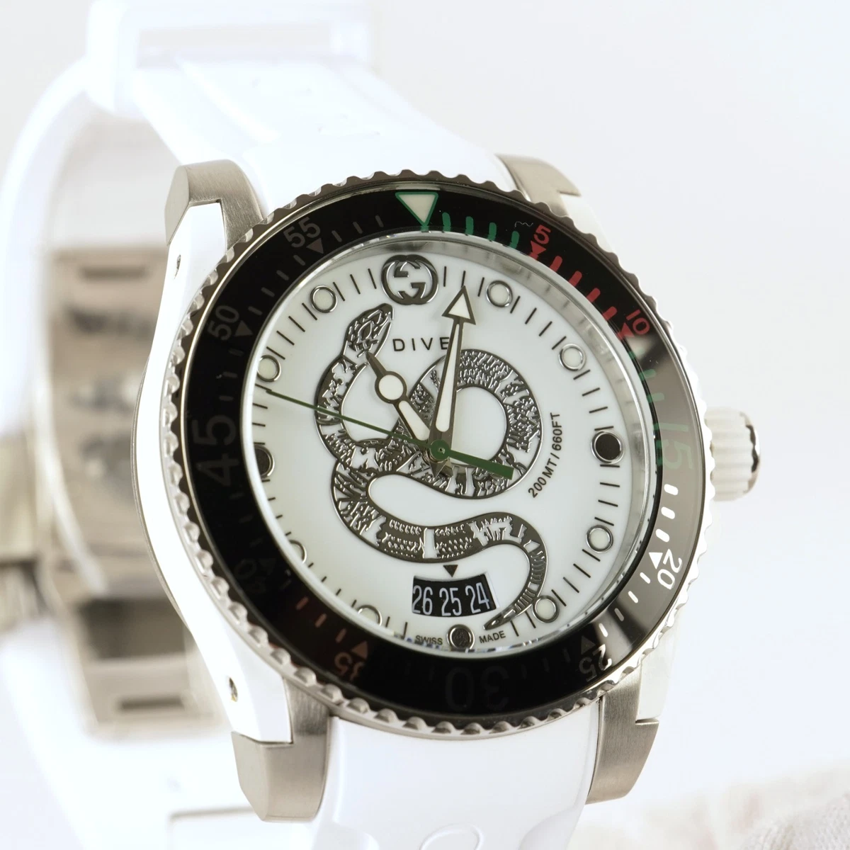 GUCCI ダイヴ　激安価格！ Gucci Rubber Band Diver Wristwatches for sale | eBay