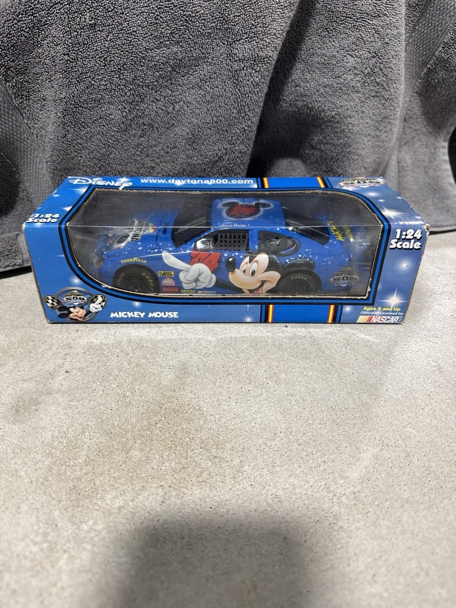 【希少・未開封】2004年 DAYTONA 500 ミッキーマウス 限定ミニカー DISNEY NASCAR Mickey Mouse DAYTONA 500 DieCast CAR 2004 1:24 Scale
