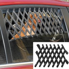 2X Hundeschutzgitter Auto Fenstergitter Hundegitter Frischluftgitter Schwarz ~