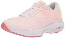 Mizuno Women's Wave Rider 26 | Neutral Running Shoe | White/Vapor Grey | US 11