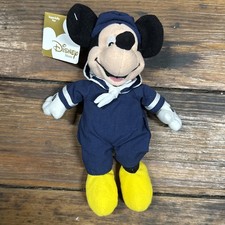 DISNEY STORE Sailor MICKEY MOUSE BEANIE PLUSH BEAN BAG With Tag