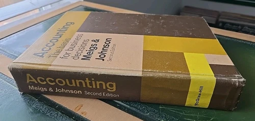 1967 Accounting The Basis For Business Decisions by Meigs & Johnson HC Book - Picture 2 of 18