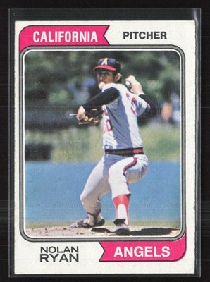 1974 Topps #20 Nolan Ryan - EX/EX+ Set Break!