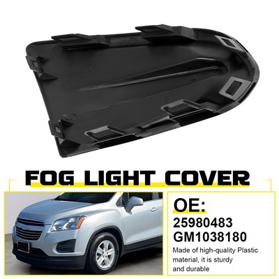 Fit For Chevy Trax LTZ 2013-2016 Black 1X Fog Light Cover Front Left Perfect Fit