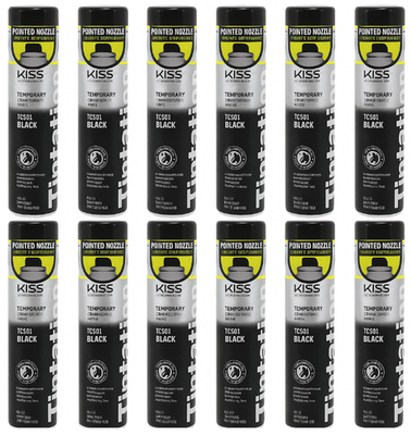 #ad #ad Kiss Tintation Temporary Color Spray Black 2.82 Ounce $74.99