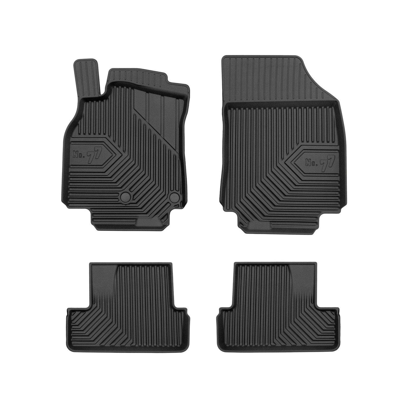 Tapis de sol de voiture Renault Megane 3 Coupé en TPE noir étanche