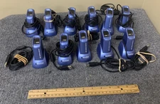 Lot of 11 SecuGen Biometric HSDU03M USB Fingerprint Scanners & Base