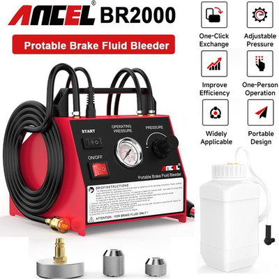 #ad #ad ANCEL Car Electric Brake Fluid Pressure Bleeder Pressure Tester Machine Tool $299.99