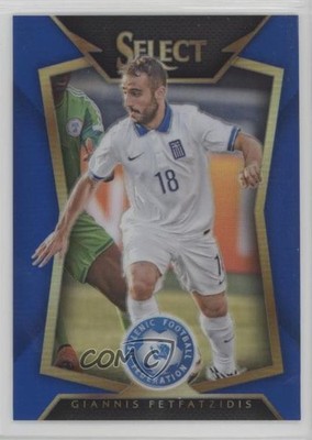 2015-16 Panini Select Blue Prizm 18/299 Giannis Fetfatzidis #54 Rookie RC 12x6