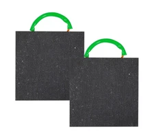2Pk 15"x15"x1.5" Outrigger Pad w/ Ergonomic Handle Pad for RV, Crane, Wrecker