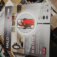 TZUMI HALO Travel Pro 10  LED RingLight Extendable up to 5.5 ft Vlogging