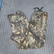 Realtree Edge Camo Cargo Pants Size S 28-30 31x31.5 Cinch Bottom Hunting