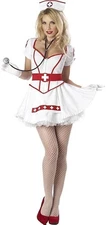 Sexy Nurse California Costumes Womens Heart Breaker White Size XXLarge New