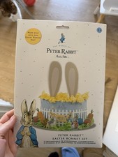 Peter Rabbit Easter Bonnet Set Kids Craft Kit Make Your Own Hat 3+ Beatrix Potte