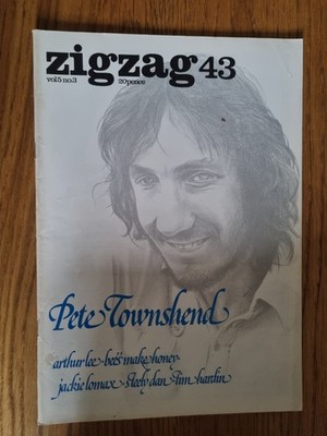 Zigzag Magazine No 43 July 1974 Steely Dan Who Bees Make Honey Lovin Spoonful