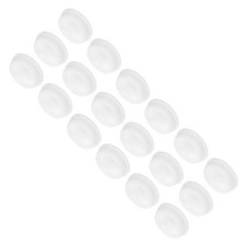 18pcs T-Shaped Silicone Plugs 51.3mm 2" Dia Snap in Plug Seal Round White