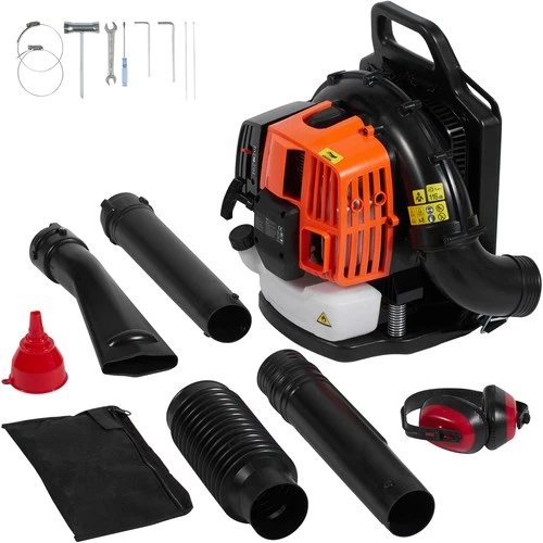 Uimoso Backpack Leaf Blower 62CC 2-Cycle Gas Leaf Blower 1110CFM Air Volume