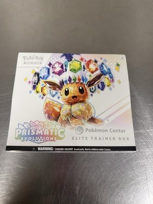 Prismatic Evolutions Pokemon Center Elite Trainer Box PC ETB Factory Sealed
