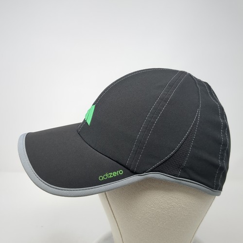 Adidas Adizero Fitted Baseball Cap Black One Size Embroidered Lightweight - Picture 3 of 9