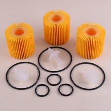 3x Ölfilter Kit für Toyota Avalon Camry RAV4 Sienna 04152-31090 Oil Filter w