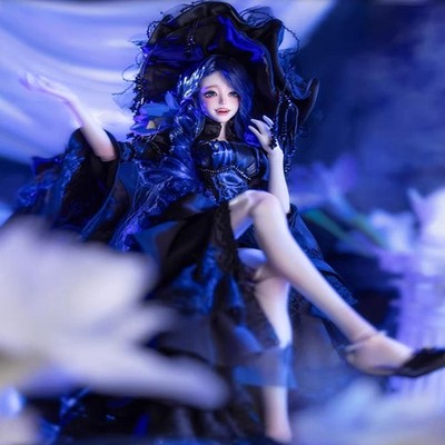 1/4 BJD Doll Full Face Makeup Set Cassandra Dark Witch Exquisite Birthday Gifts