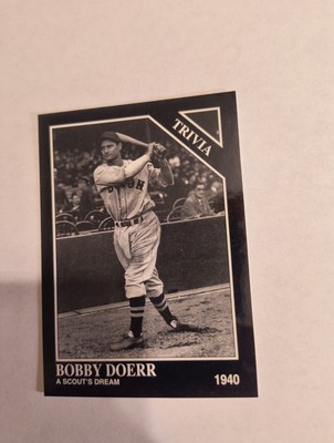 BOBBY DOERR 1993 CONLON COLLECTION THE SPORTING NEWS TRIVIA #913