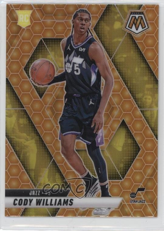 2024-25 Panini Mosaic Rookies Honeycomb Mosaic Prizm Cody Williams #207 1qp0