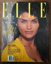 Helena Christiansen - Elle magazine -August 1992, Jay Hoggard, The B-52's