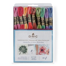 DMC Variegated Embroidery Floss Pack 36 Skeins 8.7 Yards Cross Stitch Thread