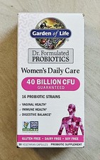 Garden of Life Women's Probiotics Daily Care Capsules, 40 Billion CFU 30 Count 