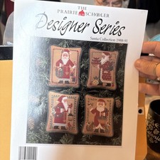 Prairie Schooler Designer Series SANTA COLLECTION 1988-91 Cross Stitch Chart CCS